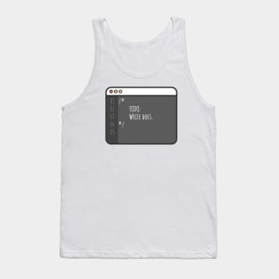 Developer todo docs Tank Top